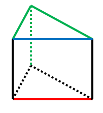 三角柱とねじれの位置２